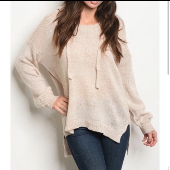 next oatmeal hooded bear cardigan